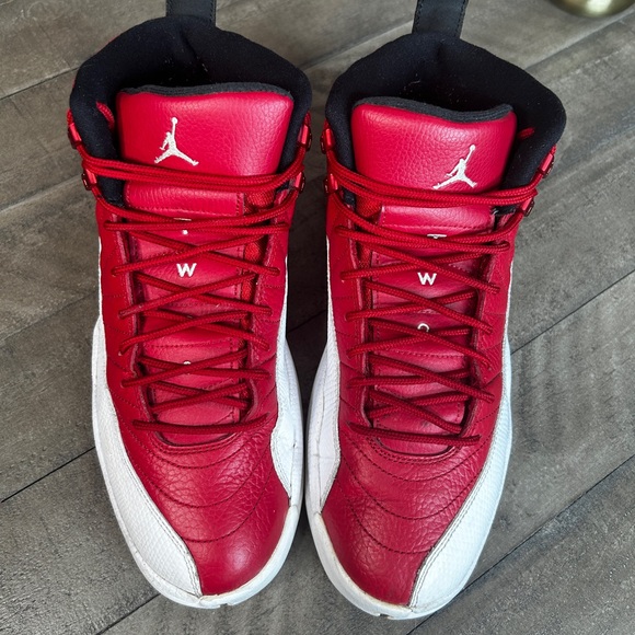 Air Jordan 12 Retro Gym Red Size 9 OG XII Nike Men’s White 2016 - Picture 6 of 8